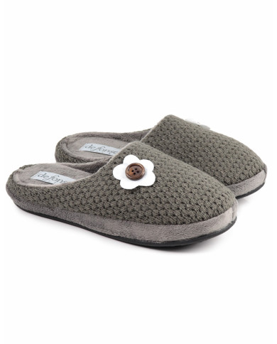 DeFonseca Damas de la habitación zapatillas con flores