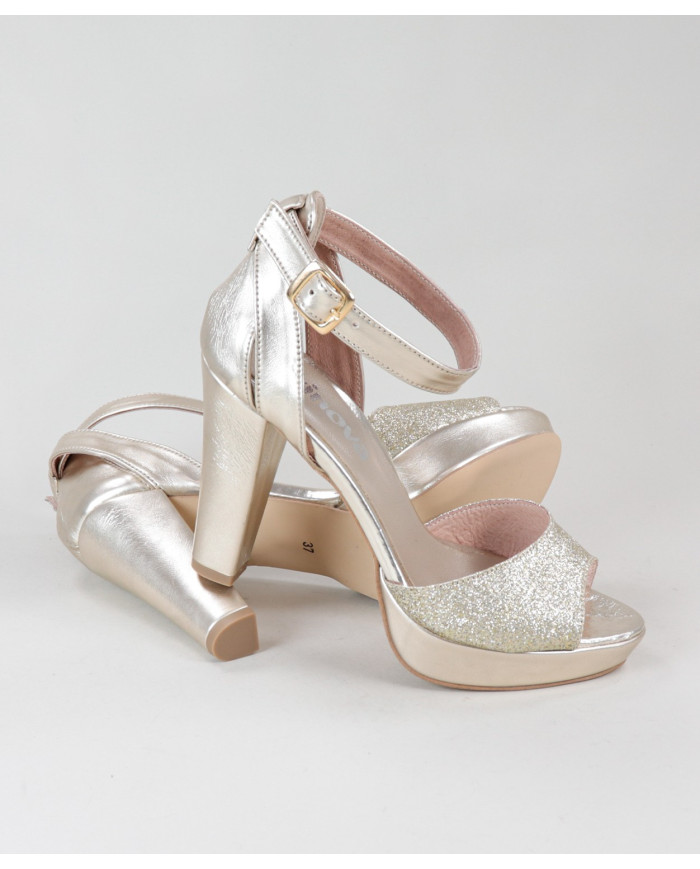 Ginova Women's Sandals with Glitter