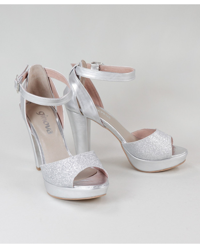 Sandalias de mujeres Ginova con Glitter