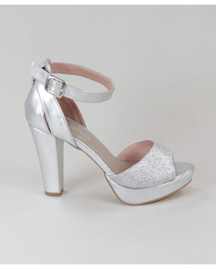 Sandalias de mujeres Ginova con Glitter