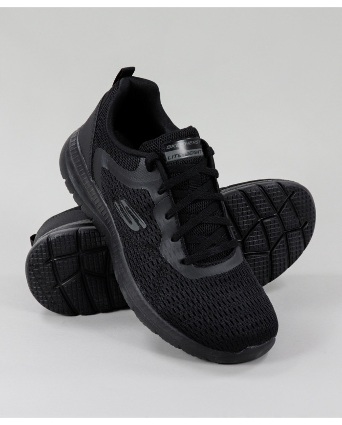 Black Skechers Quick Path Trainers