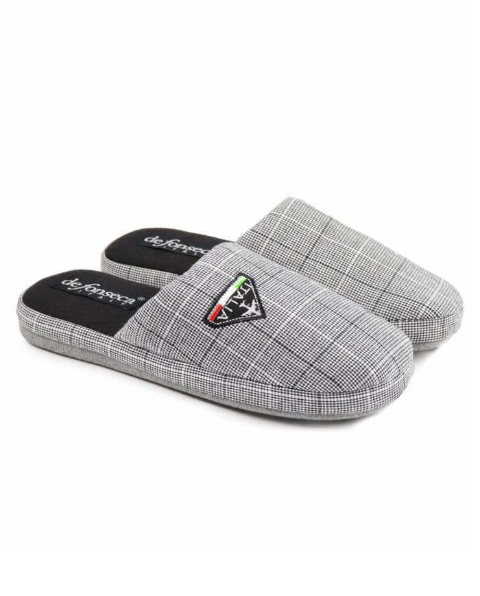 Chess Man Room Slippers DeFonseca Italy