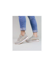 Taupe Skechers Goldn Gurl shoes