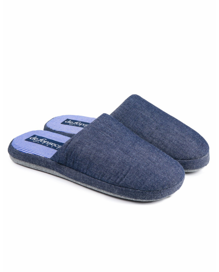 DeFonseca Blue Man Room Slippers