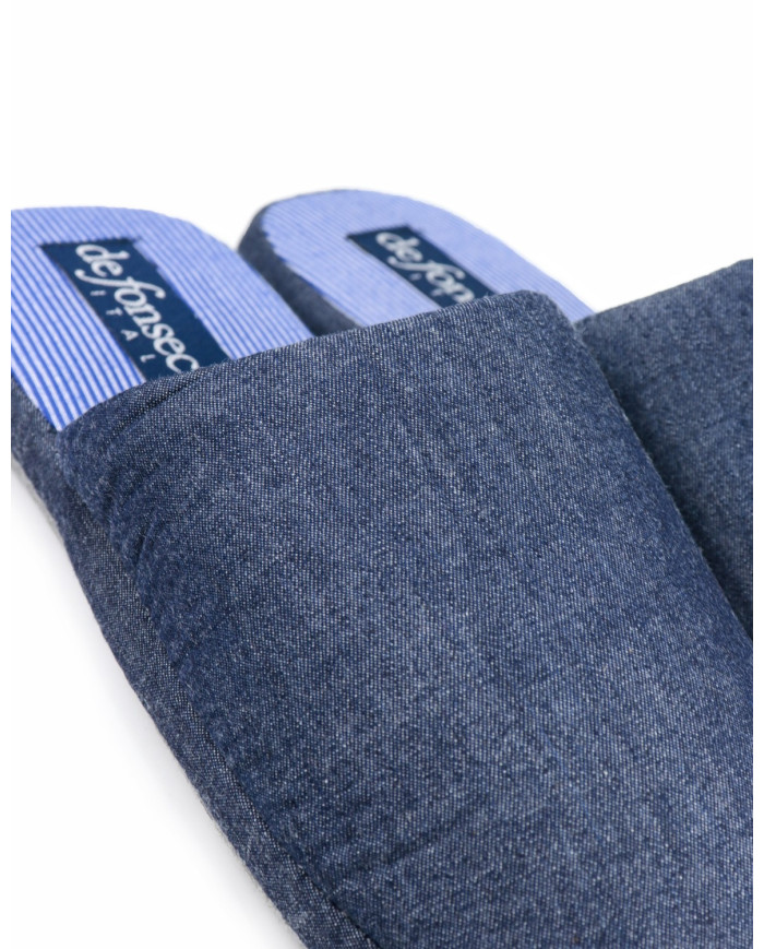 Chinelos de Quarto de Homem DeFonseca Azul