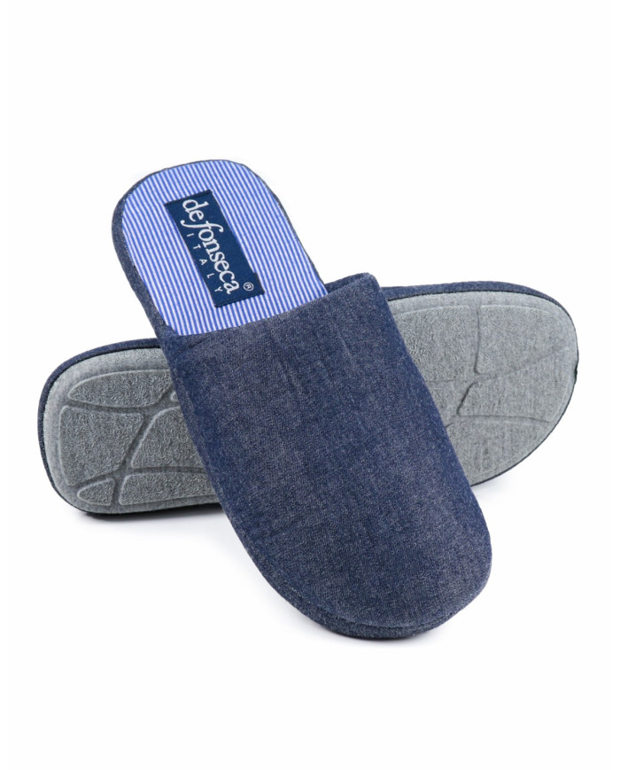 DeFonseca Blue Man Room Slippers