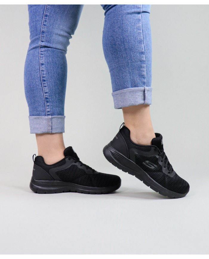 Black Skechers Quick Path Trainers