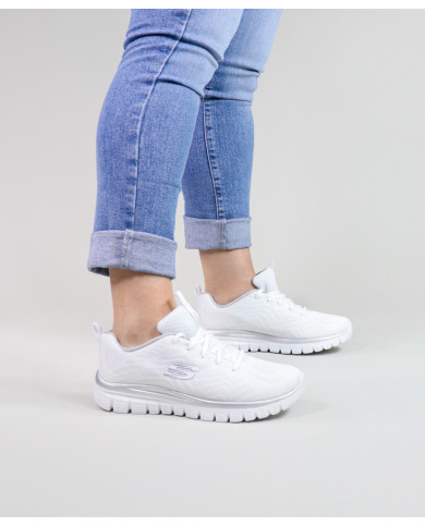 Sapatilhas Brancas Skechers Get Connected