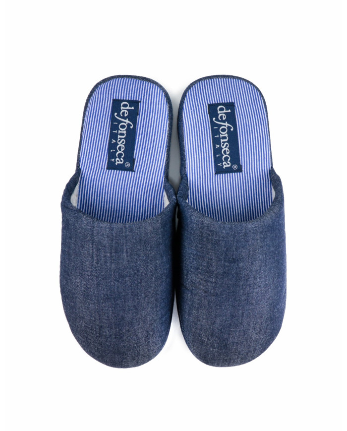 DeFonseca Blue Man Room Slippers