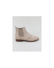 Botas Taupe de Senhora Ginova com Elásticos nas Laterais