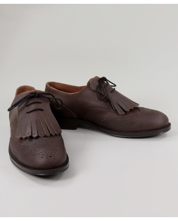 Ginova Man Oxford Shoes with Oranges