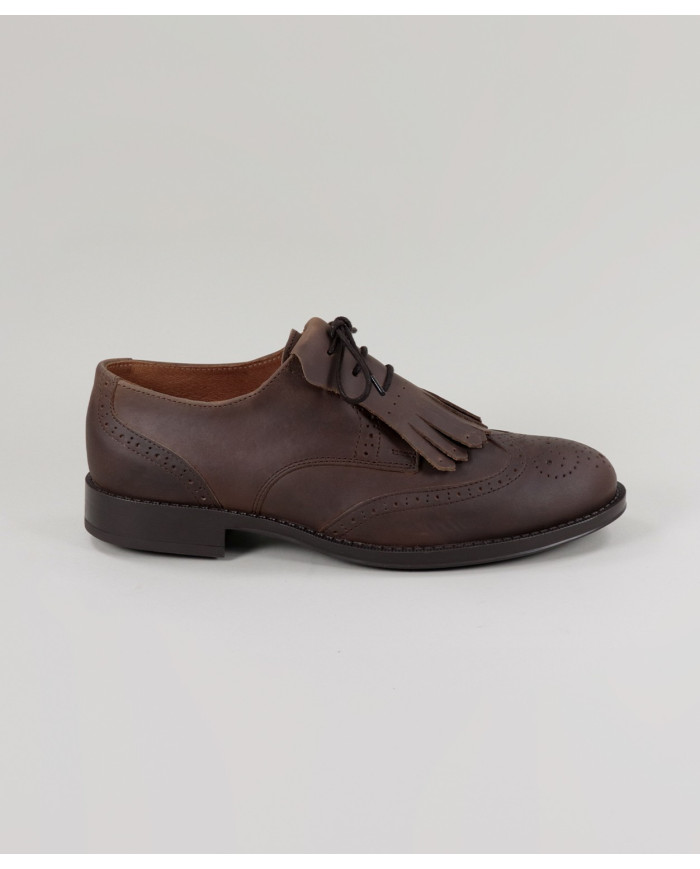 Ginova Man Oxford Shoes with Oranges