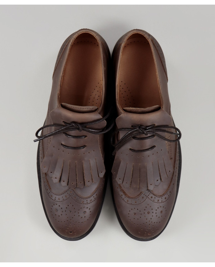 Ginova Man Oxford Shoes with Oranges