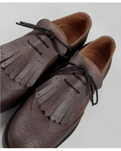 Ginova Man Oxford Shoes with Oranges