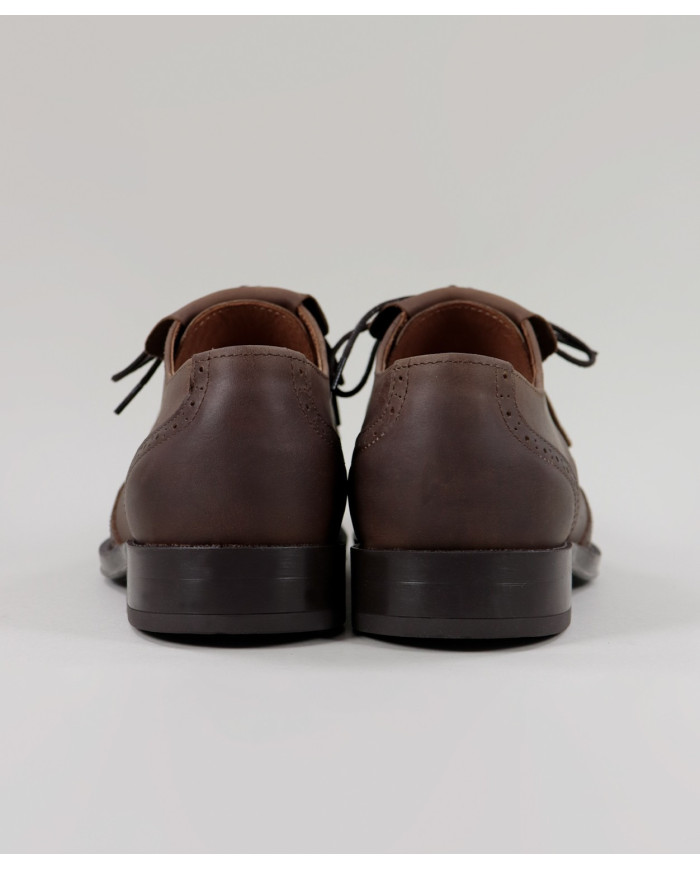 Ginova Man Oxford Shoes with Oranges