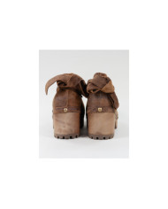 Botins CamelSebo de Senhora Ginova com Laço Atrás