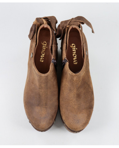 Botins de Senhora Ginova con Laço Back