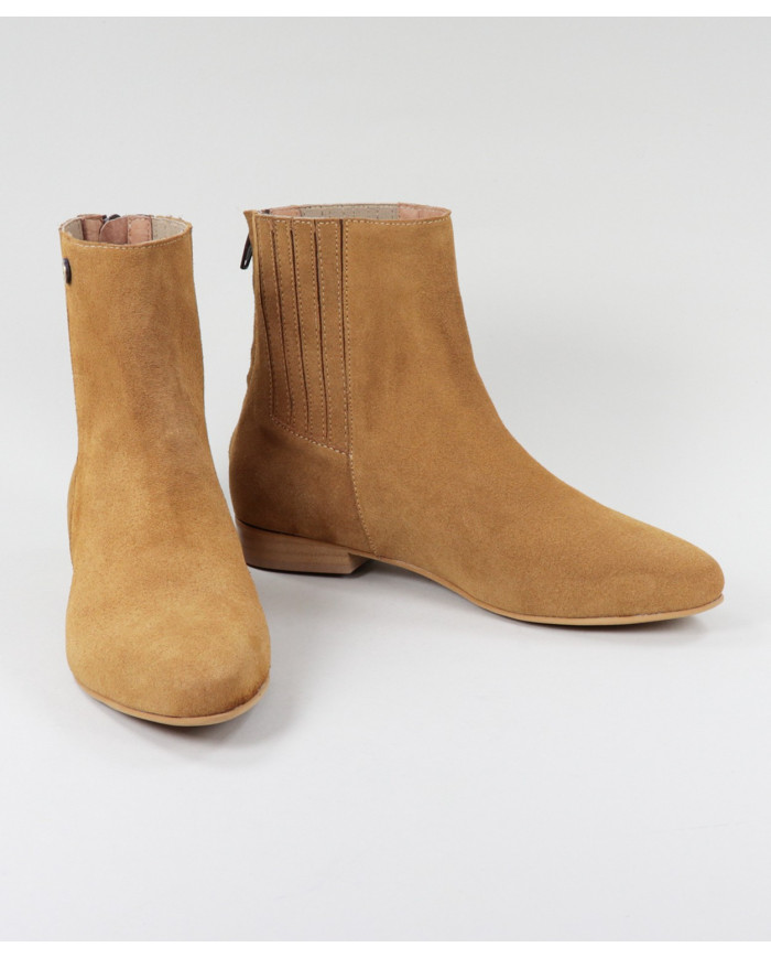 Botas de Senhora Ginova com Fecho Atrás