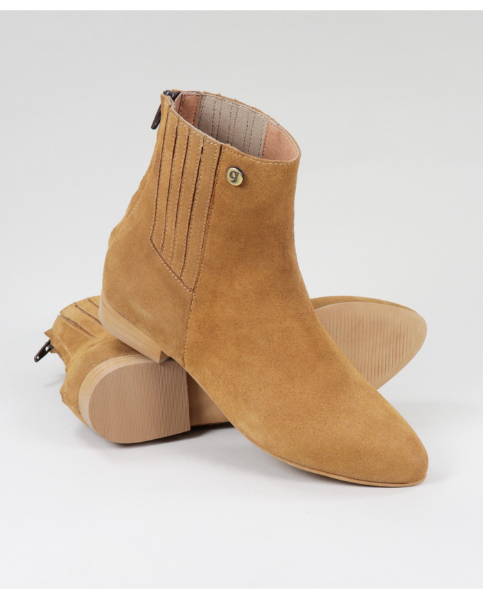 Botas de Senhora Ginova com Fecho Atrás