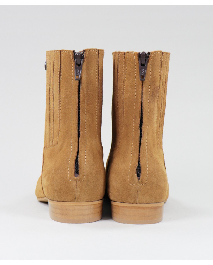 Botas de Senhora Ginova com Fecho Atrás