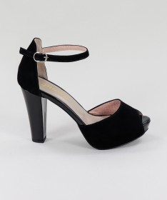 Sandálias Pretas de Senhora Ginova Elegantes