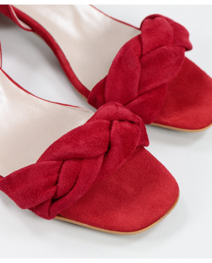 Red Sandals by Madame Ginova with Tira Incoming