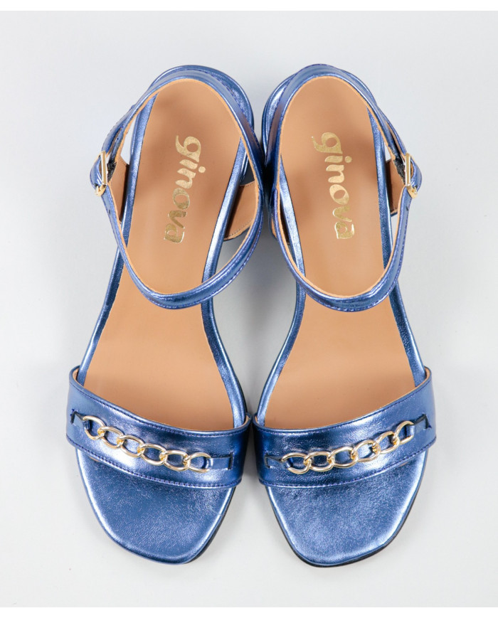 Sandalias de Senhora Ginova con Tira Decorada