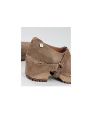 Dame Ginova Taupe Boots with Removable Strip
