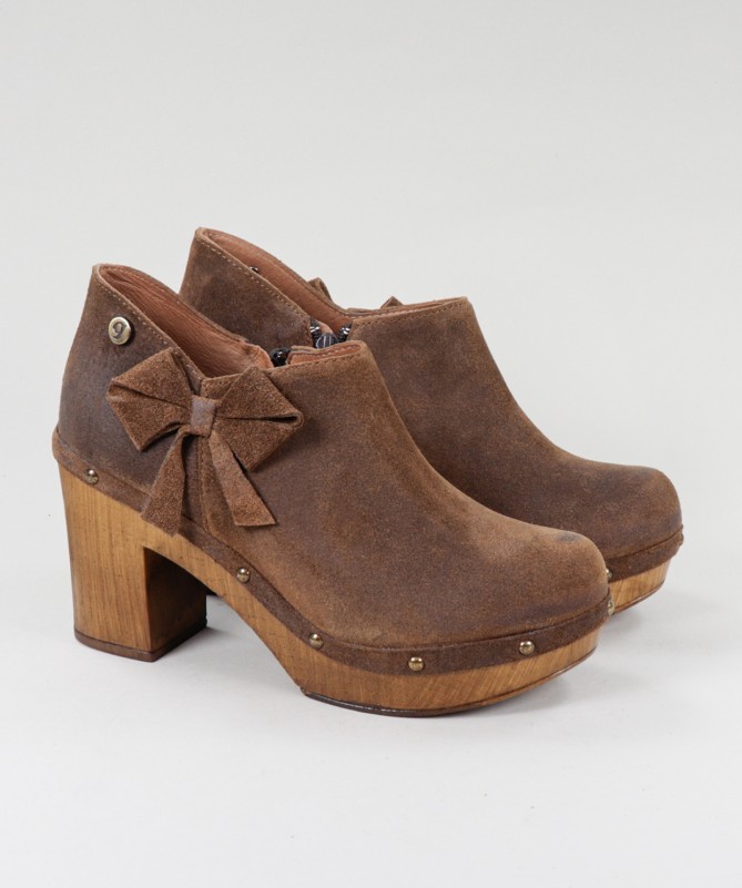 Botas CamelSebo de Mulher Ginova com Laço