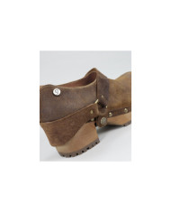 Botins Camel de Senhora Ginova com Tira Removível