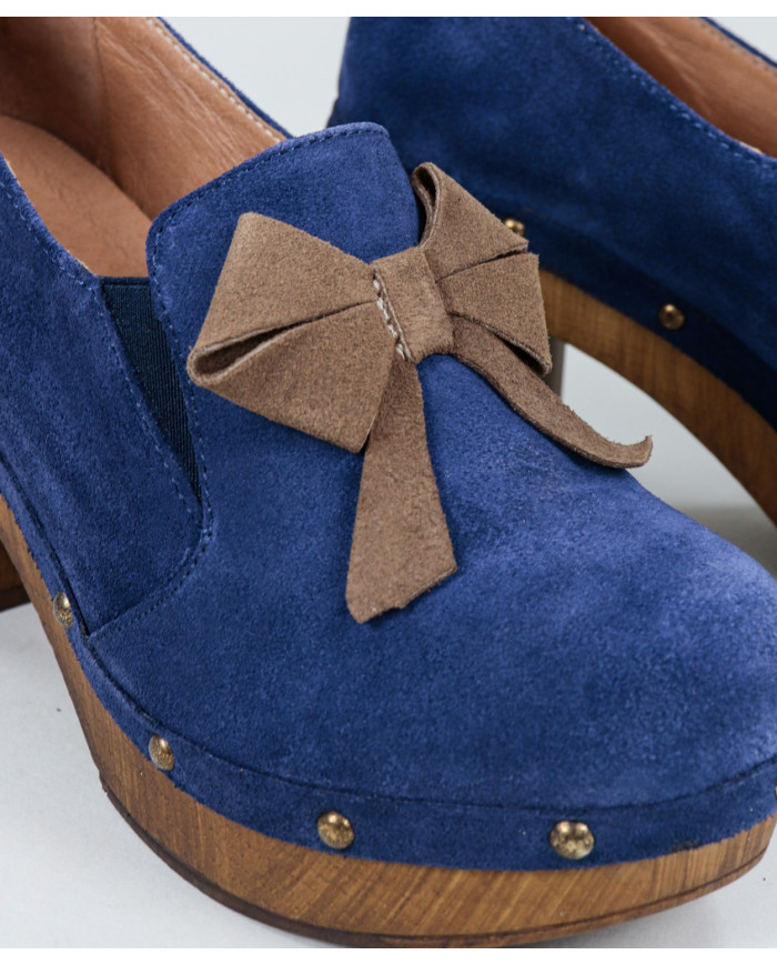 Blue Lady Ginova Shoes with Lace
