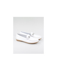 Sapatos Rasos Ginova de Mulher com Aplicação Prateada