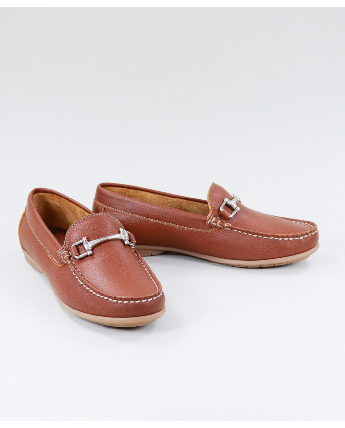 Zapatos Rasus Ginova de mujer con aplicación de plata