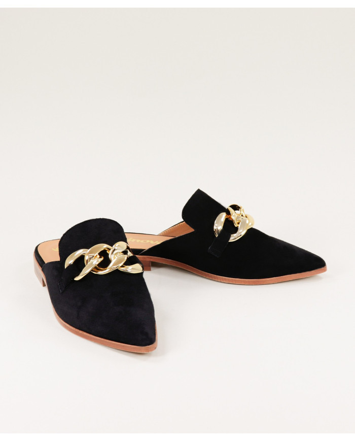 Mules Senhora Ginova with Golden Chain