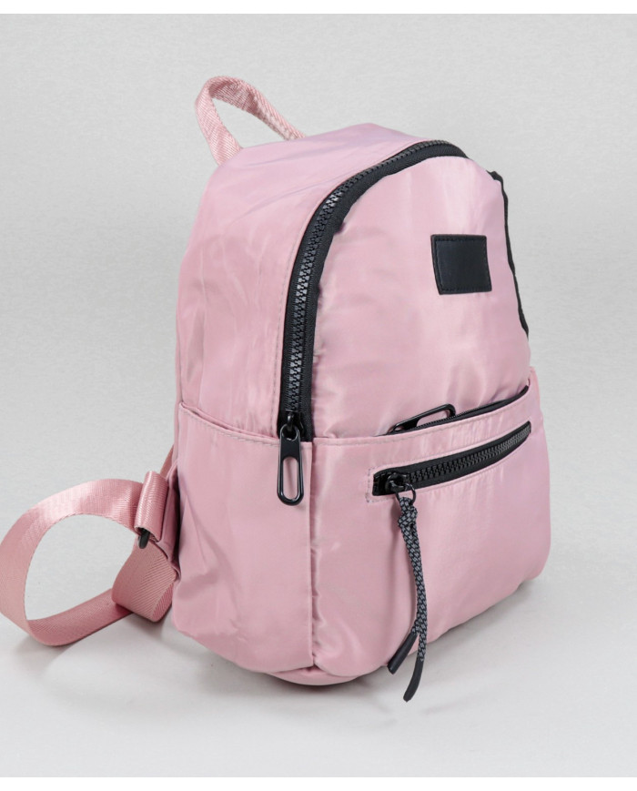 Damas rosa mochila acolchado