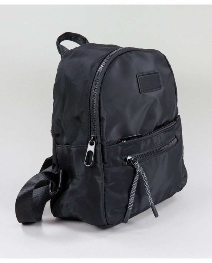 Ladies Black Backpack Padded