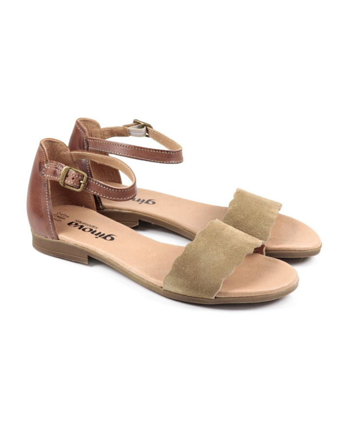 Sandalias de Rase femeninas Ginova con tira de Ripple