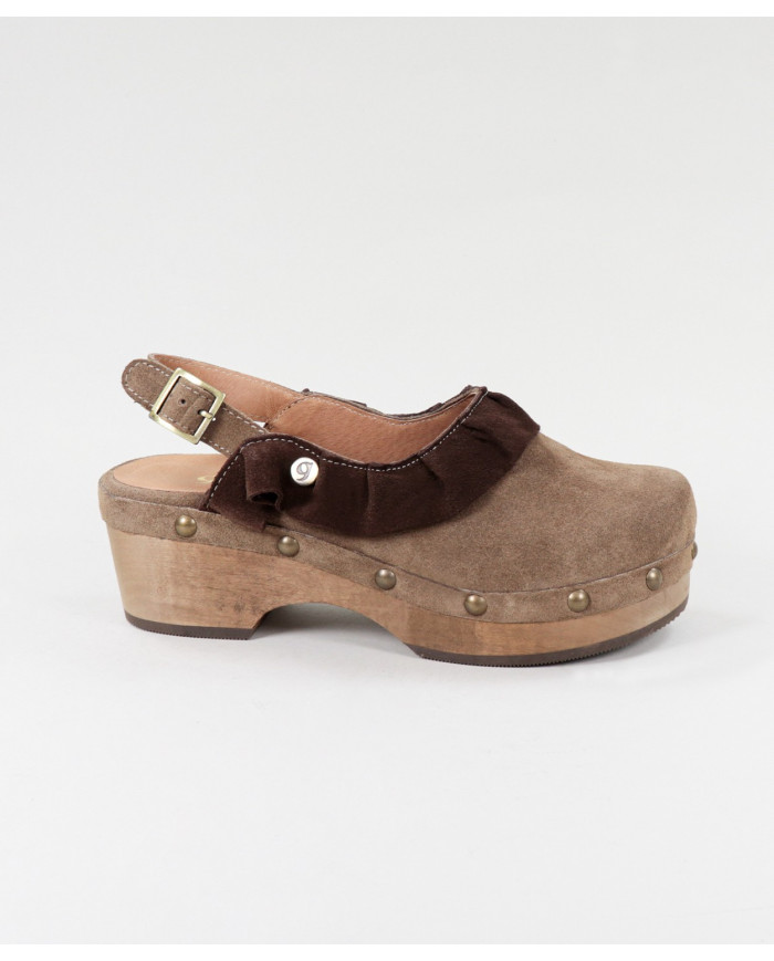 Ginova Women's Socks with Wood Sole