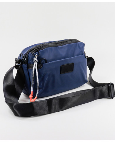 Blue Lady Suitcase of Various Nylon Clasps