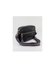 Lady's Black Mala with Wide Strap