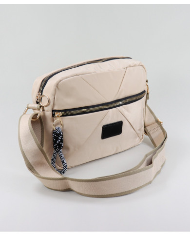 Mala Bege de Senhora com Alça Larga