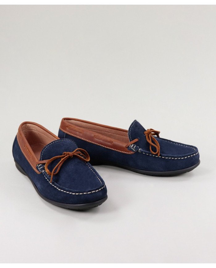 Mocassins Ginova de Senhora en Camurça