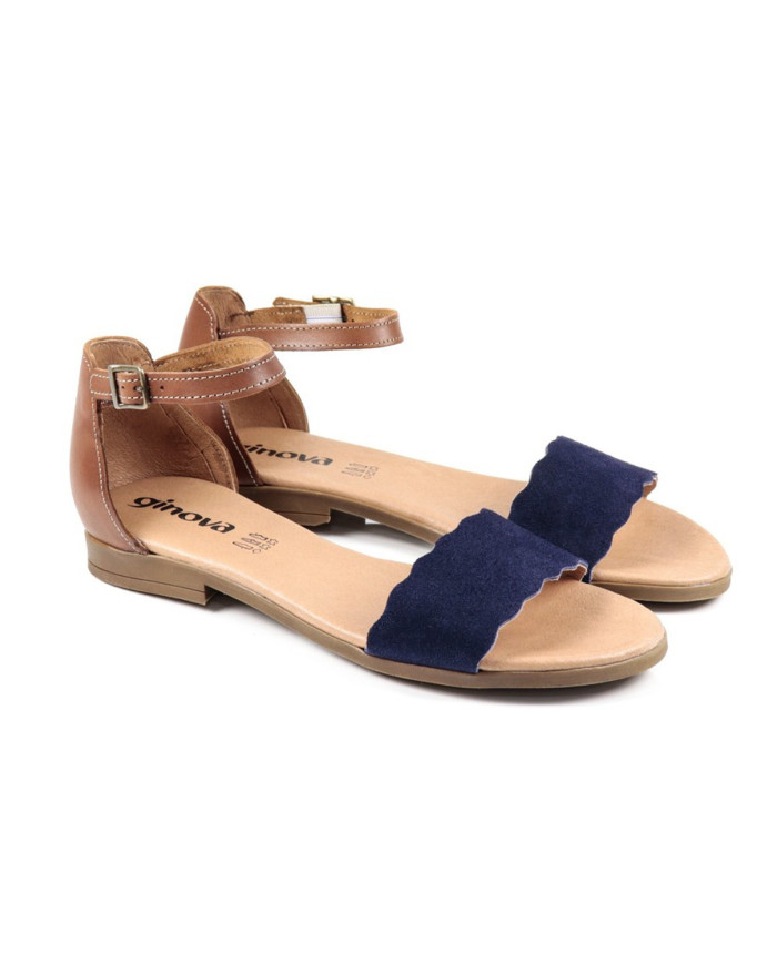 Sandalias de Rase femeninas Ginova con tira de Ripple