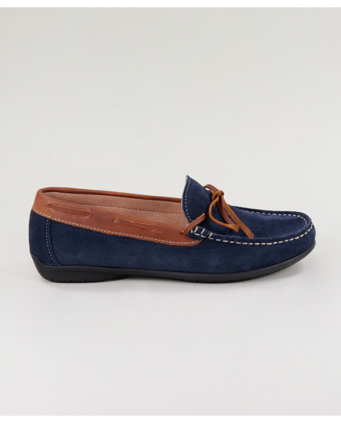 Mocassins Ginova de Senhora en Camurça