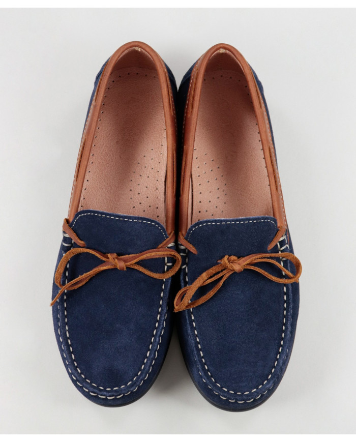 Mocassins Ginova de Senhora en Camurça