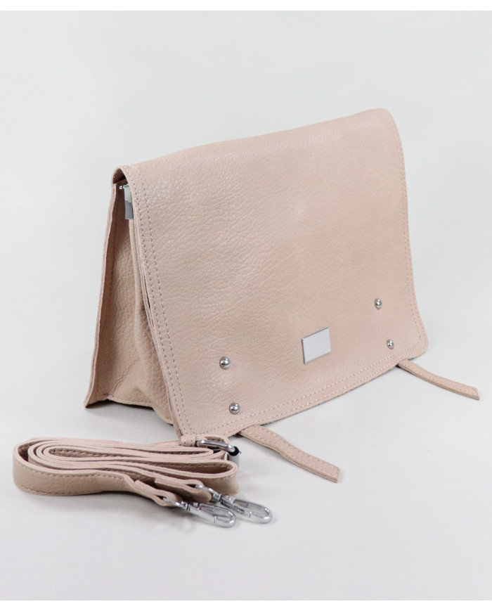 Lady Taupe Bolsa con particiones