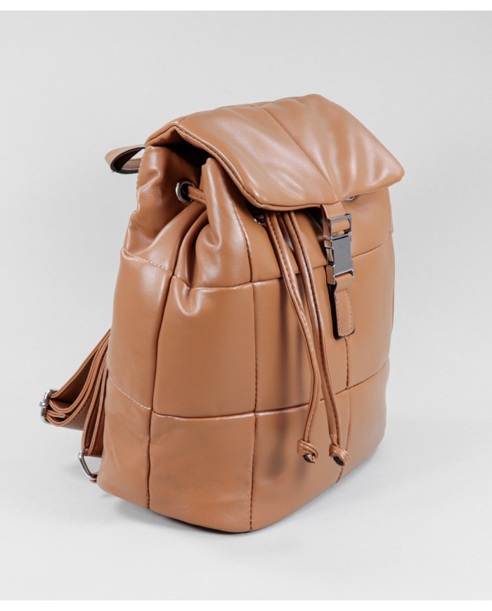 Mochila Camel con cordones ajustables