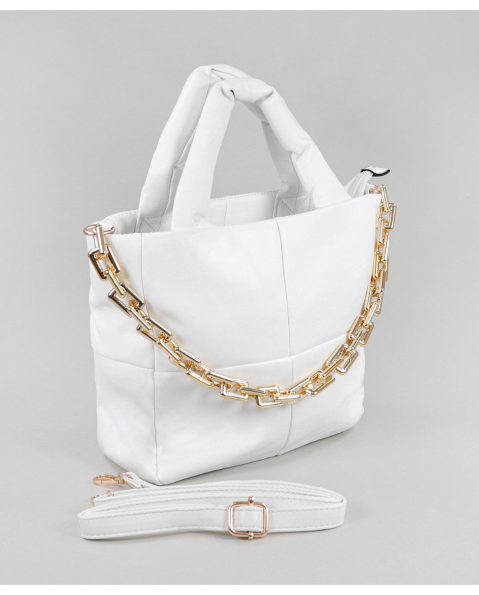 Lady White Case with Removable Chain