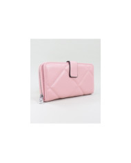 Ladies Pink Wallet with Seams