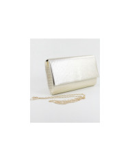 Pochete Dourada de Senhora com Textura